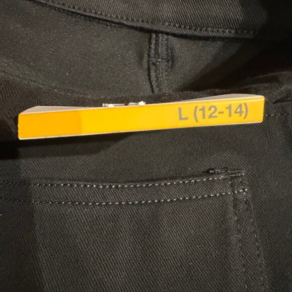 Time and Tru Size Large New with tags Black Jeggings Goth Whimsygoth Comfy - Picture 6 of 9